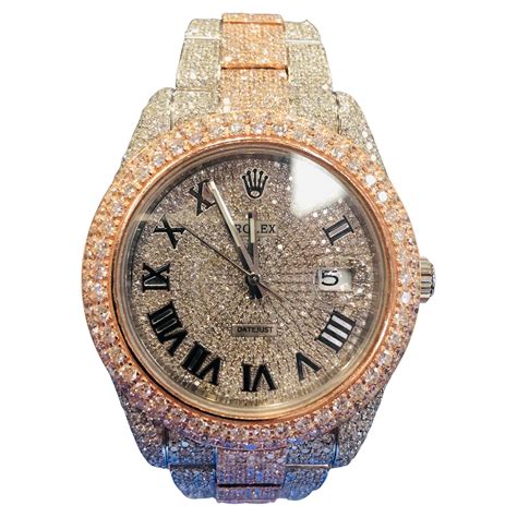 rolex datejust iced out fake|iced out rolex datejust 41mm.